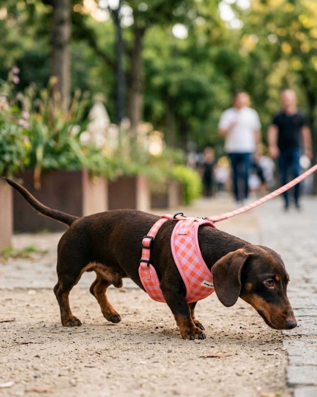 Vichy - Pack arnés para cachorro